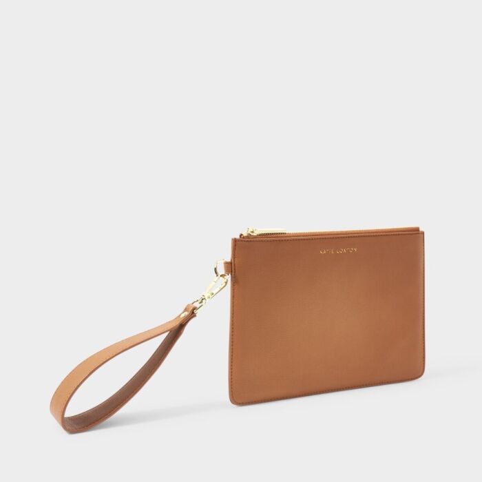 Katie Loxton - Zana Wristlet Pouch - Cognac